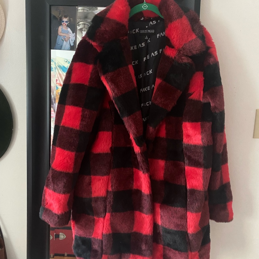 Poster Girl Faux Fur Coat